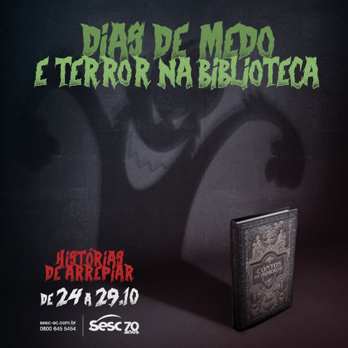 “Terror” é tema de ações na biblioteca do Sesc em Mafra