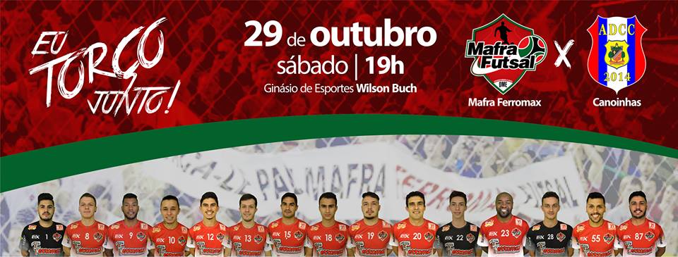 Clássico entre Mafra Futsal e Canoinhas ocorre nesse sábado