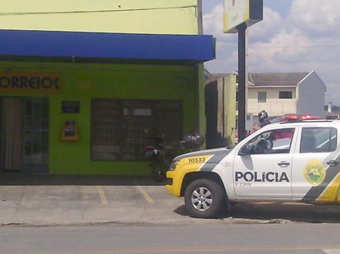 Agência dos Correios é assaltada em Campo do Tenente