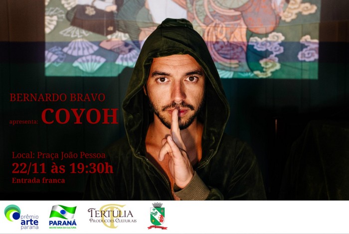 Rio Negro recebe o show “Coyoh” de Bernardo Bravo na terça-feira (22)
