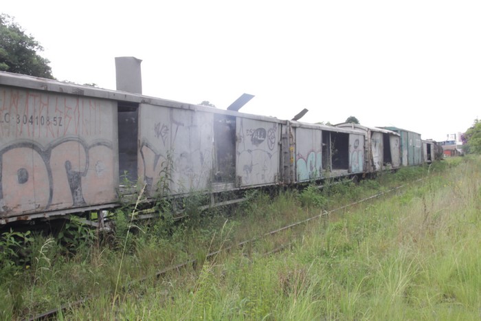 MPFSC quer que Rumo-ALL tome providências em relação aos vagões de trem sucateados e abandonados em Mafra (3)