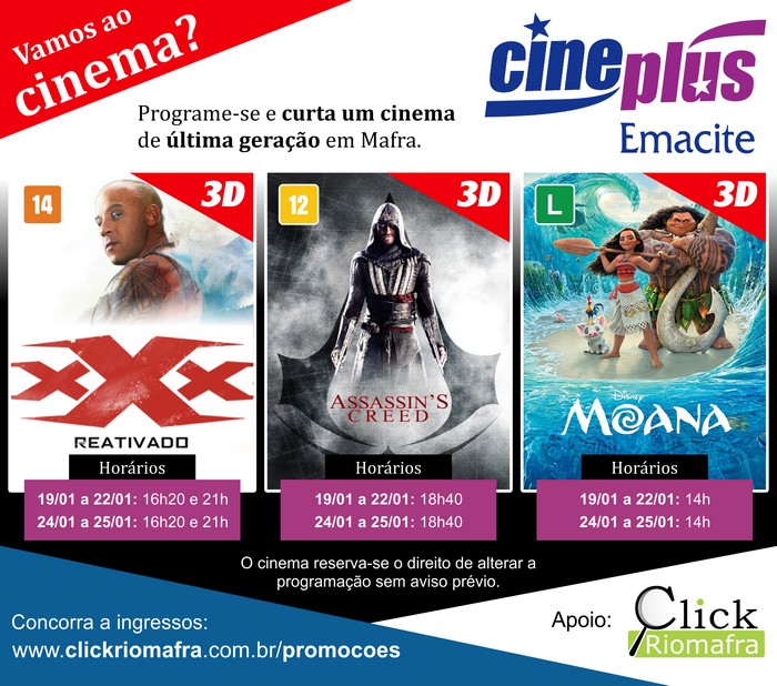 Cinema 3D será realidade a partir desta quinta-feira (19) em Mafra