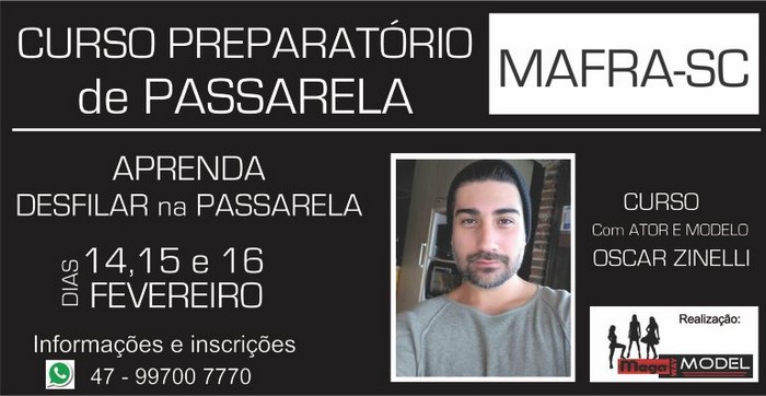Curso preparatório de passarela será realizado em Mafra