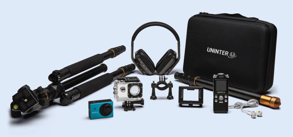 Kit de comunicação do curso de jornalismo da Uninter