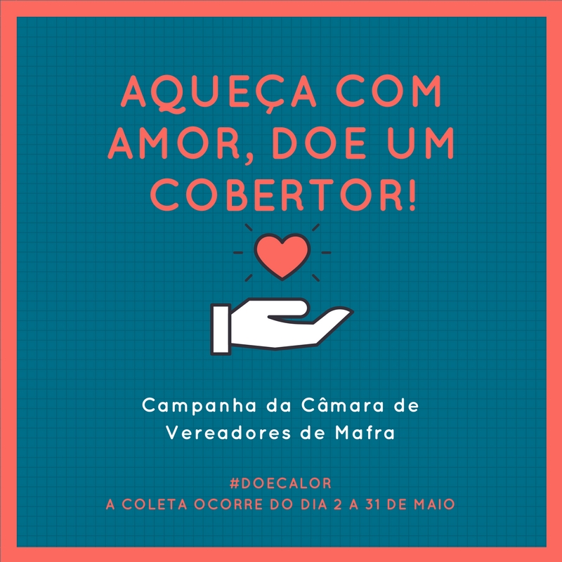 Câmara de Vereadores de Mafra promove campanha de arrecadação de cobertores