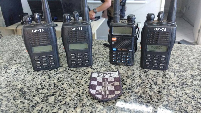 Polícia Militar de Mafra apreende rádios transmissores na frequência da PM