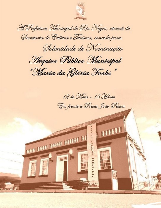 Arquivo Público de Rio Negro recebe o nome de Maria da Glória Foohs (2)