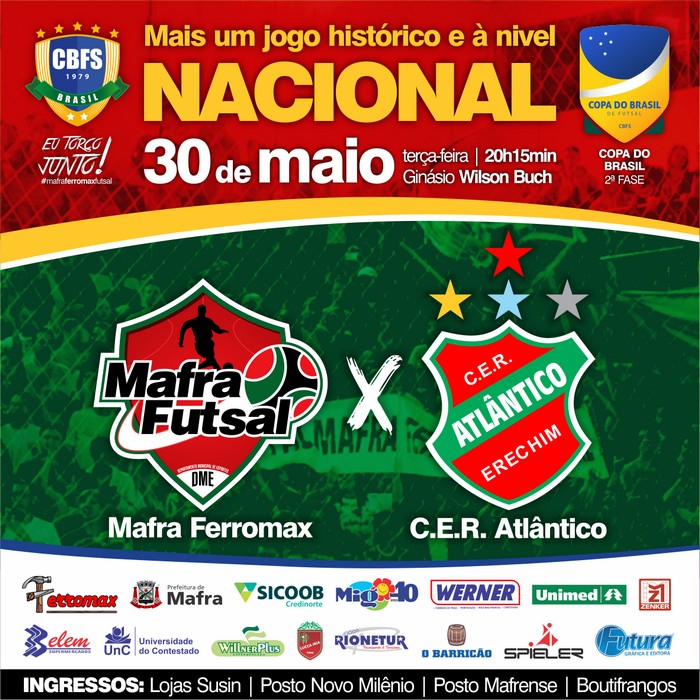 Iniciada venda de ingressos para o jogo entre Mafra Ferromax e Atlântico de Erechim (3)