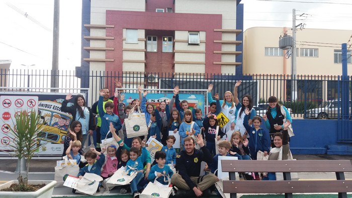 Alunos do Pedacinho do Céu visitam a Mini Cidade de Trânsito
