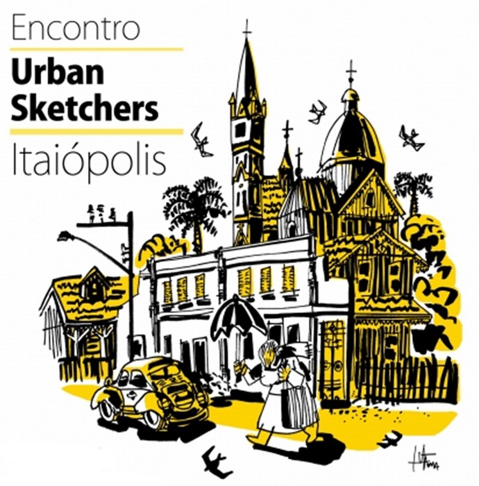Itaiópolis sediará encontro de Urban Sketchers