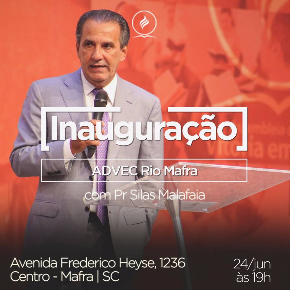 Pastor Silas Malafaia estará em Mafra no próximo sábado (24)